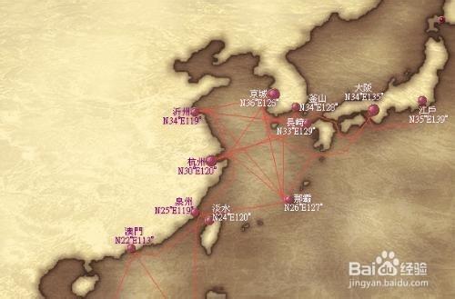 大航海時代4威力加強版所有城市名稱和方位