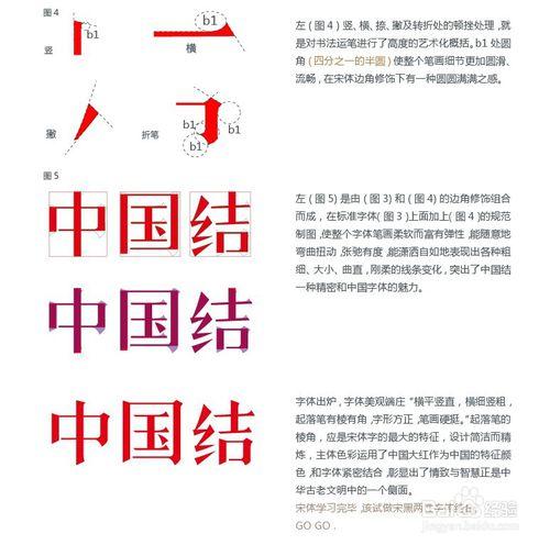 宋體字體設計教程心得篇-張家佳設計