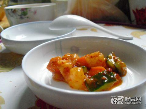 韓版泡菜——辣三丁的做法