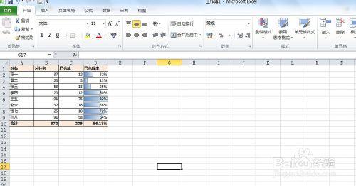 怎樣通過Excel條件格式瞭解進度條