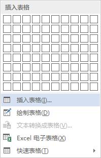 office2013教程：[8]word之插入表格方法大全