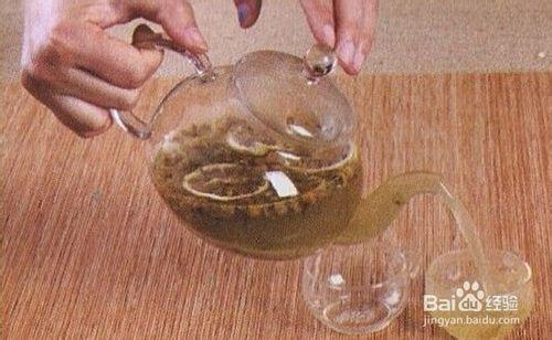 洋甘菊綠豆茶美容養顏花草茶沖泡步驟