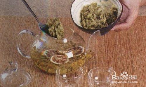 洋甘菊綠豆茶美容養顏花草茶沖泡步驟