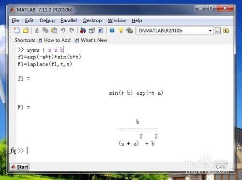 如何同matlab實現拉普拉斯變換？