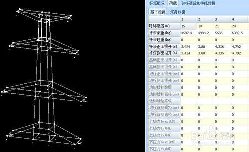 使用杆塔數據編輯程序建立國網通用1D3-SZ1模型