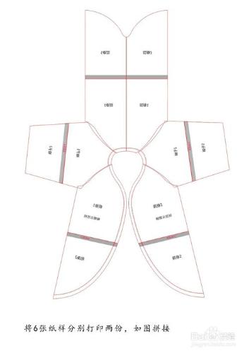 自己動手製作新生兒蝴蝶衣【附圖紙】