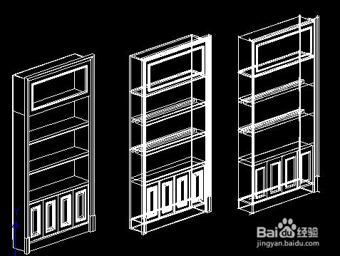 CAD中的實體&quot;剝皮&quot;-裝飾櫃