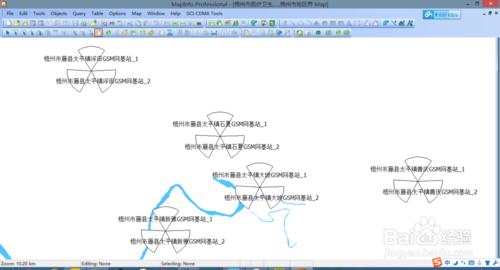 如何使用Mapinfo軟件創建通信基站扇區圖層