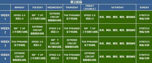 FOCUS T25 健身減肥