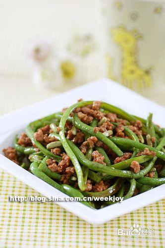 豆角怎樣做更入味。【手撕豆角炒肉末】