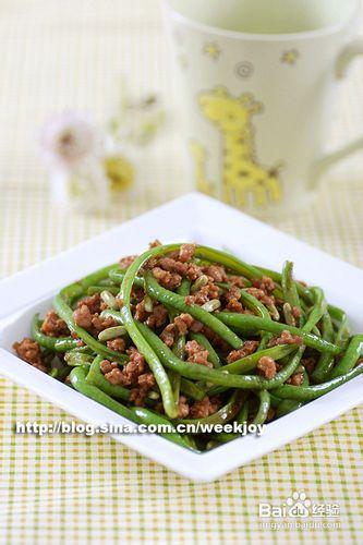 豆角怎樣做更入味。【手撕豆角炒肉末】