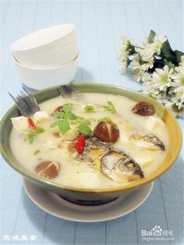 孕婦食譜——香菇豆腐鯽魚做法