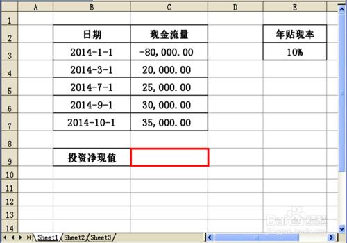 如何運用Excel財務函數計算投資回報淨現值