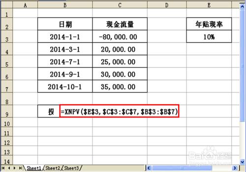 如何運用Excel財務函數計算投資回報淨現值