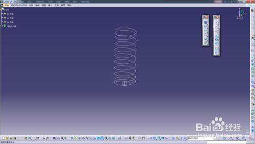 catia畫彈簧教程