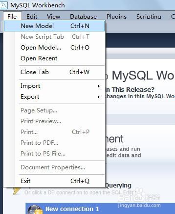 mysqlworkbench怎麼連接數據庫