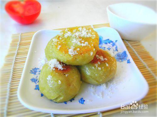 經典美味——東北油煎粘豆包