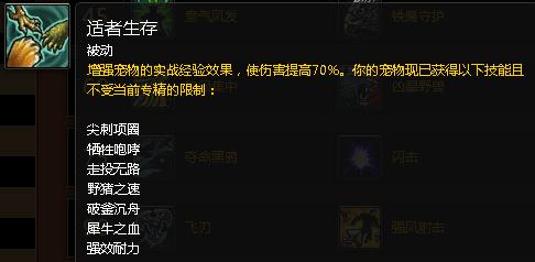 wow6.2獸王獵天賦，屬性，輸出手法