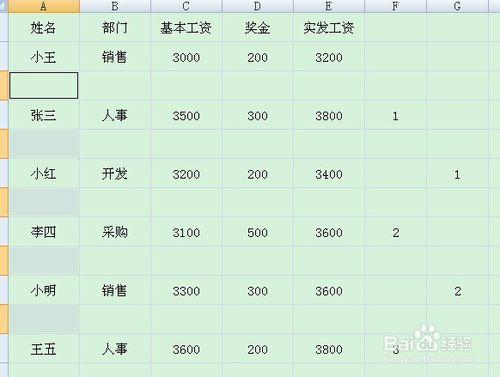 工資條怎麼快速添加表頭