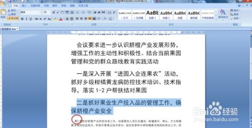 word2007格式刷的使用及技巧