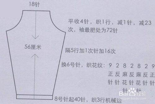 手工編織毛衣外套方法