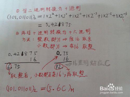 二進制與十六進制之間的相互轉換