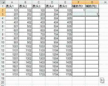 Excel中的隔行插入方法----定位法