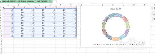 excel2013中如何更改圓環圖內徑大小