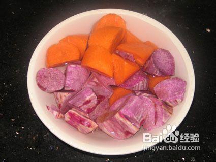 紫淮山豬骨湯
