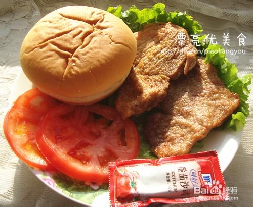 豬肉排漢堡包——漢堡DIY在家做