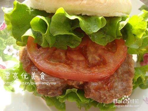 豬肉排漢堡包——漢堡DIY在家做