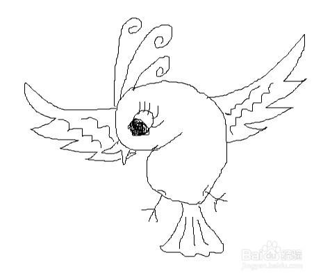 如何教兒童畫數字創意畫—3變小鳥的畫法