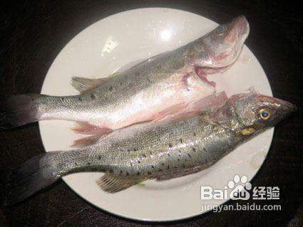 清水浸海鱸魚