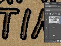如何用Adobe Photoshop 把字寫在沙灘上(上)