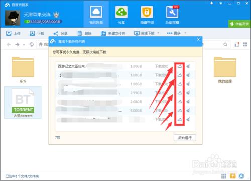 怎麼在百度雲管家裡看BT種子電影