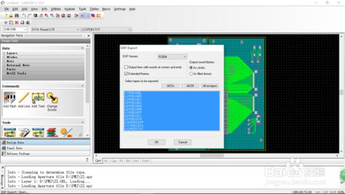 CAM350 Gerber 導出 DXF