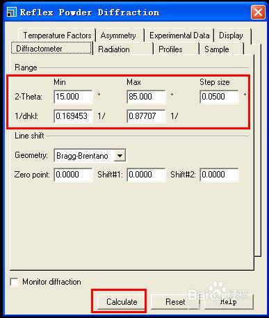 materials studio 利用Reflex模塊畫物質XRD圖譜