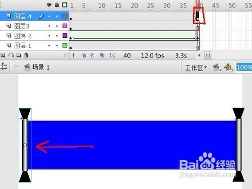 怎樣用Flash製作展開畫卷效果