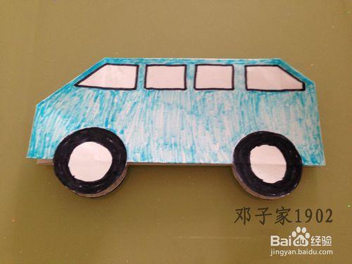 六一兒童節陪孩子一起摺紙：可愛的麵包車
