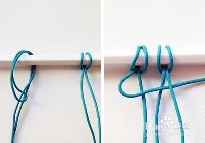 分享用耳機線編織手工手鍊教程
