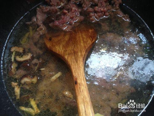 自己製作牛肉兜湯