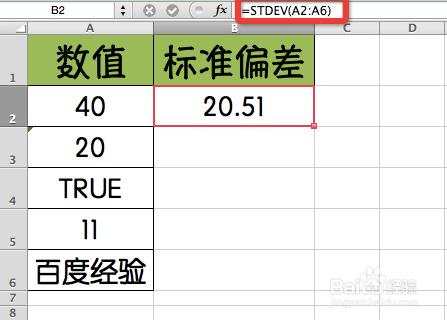 Excel函數詳解：[195]STDEV函數用法