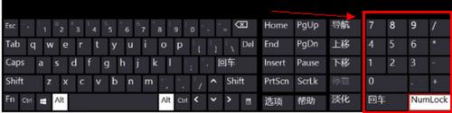 筆記本電腦（沒有num按鍵）如何關閉數字小鍵盤