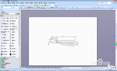 怎樣將CAD圖形插入Visio