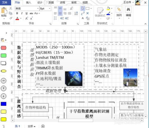 visio 2013怎樣去除陰影？