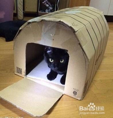 DIY製作可愛貓窩的方法
