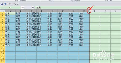 如何快速調整EXCEL行高與列寬