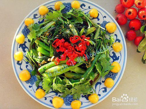 養顏護膚美食——清炒油菜花