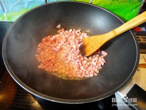 芹菜肉丁炒米飯