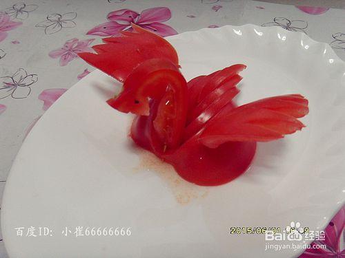 西紅柿的另類吃法——西紅柿變身美麗的天鵝